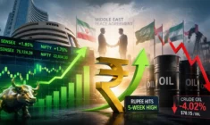 Peace Premium Returns: Markets Surge, Crude Falls, Rupee Hits 5-week High